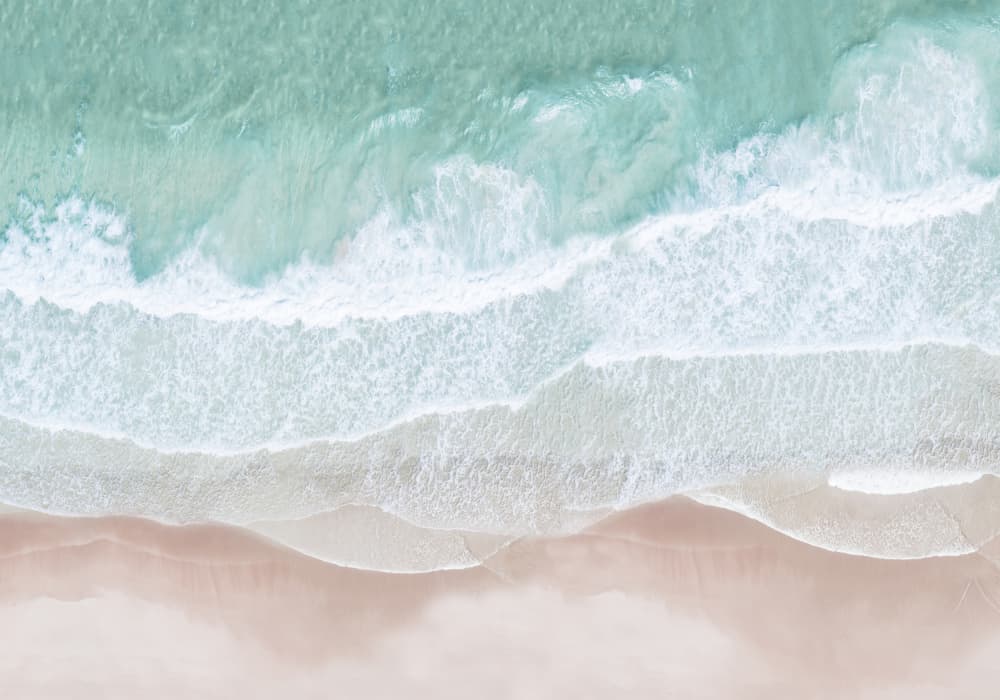 Aerial Ocean by Kathrin Pienaar — canvas wall art