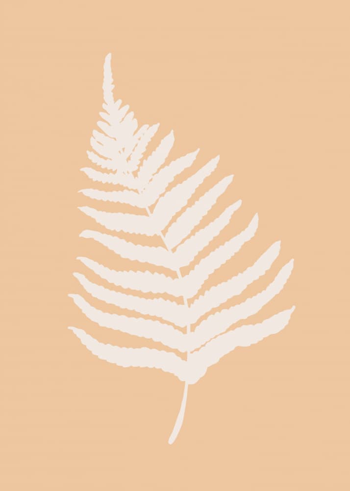 Minimalist Fern Leaf by Old Artists Studio — canvas wall art