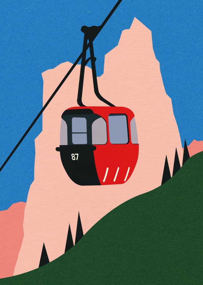 Allgäu Alps by Rosi Feist — canvas wall art