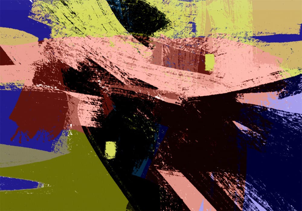 Dynamic Brushstroke Abstract by Simona Gocan — canvas wall art