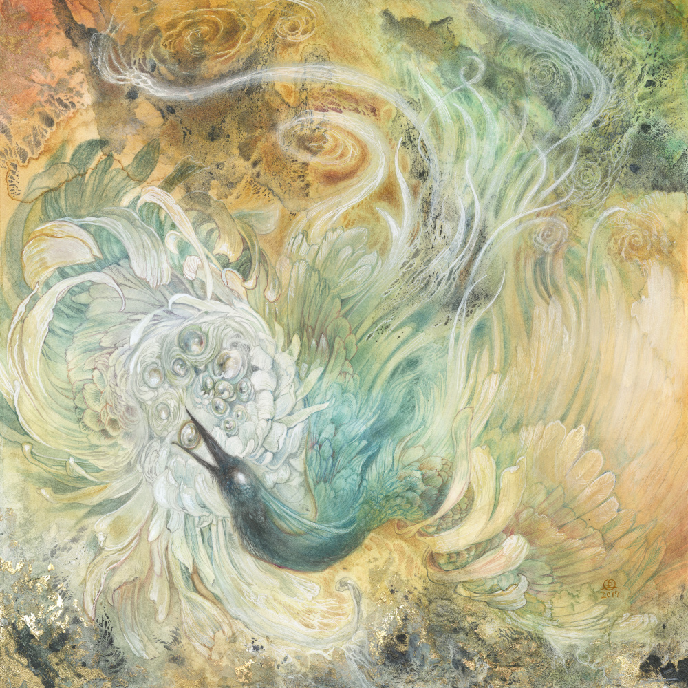 Ethereal Phoenix Bloom by Stephanie Law — canvas wall art