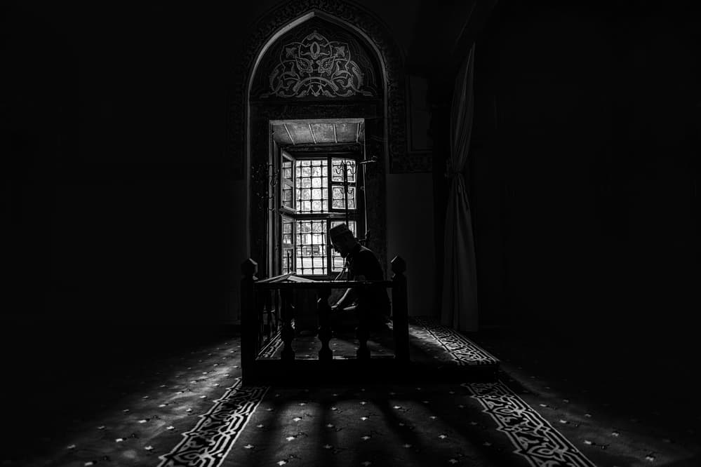 Man in Window Light by Yasemin Bakan — canvas wall art