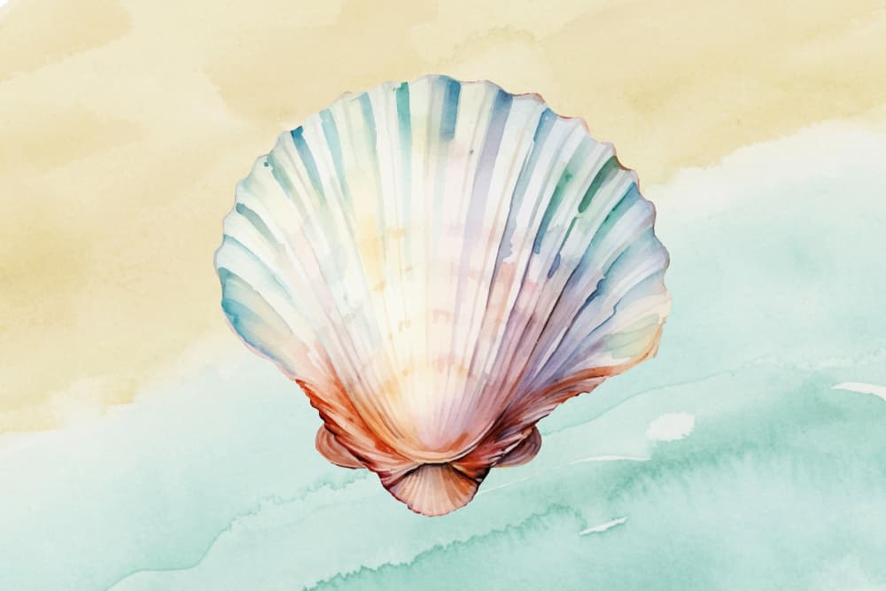 Sand &amp; Sea by Saskia Michele — canvas wall art