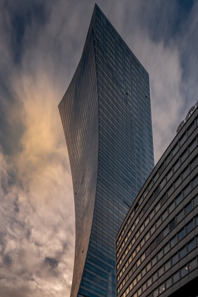 Modern Curved Skyscraper by Slawomir Kowalczyk AFRP  FIAP  IAAP — canvas wall art