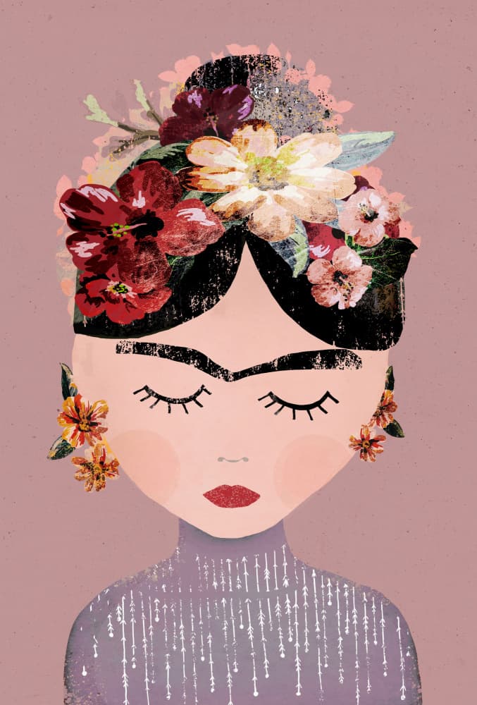Floral Serenity by Treechild — canvas wall art