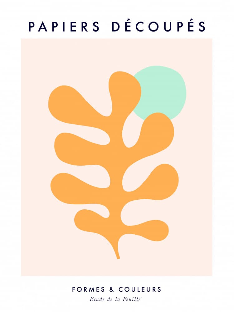 Organic Leaf Shapes by Dominique Vari — canvas wall art
