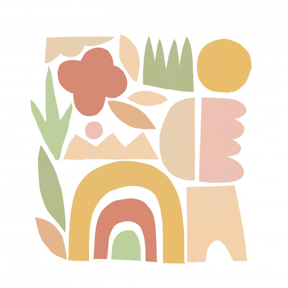 Playful Abstract Nature by Dominique Vari — canvas wall art