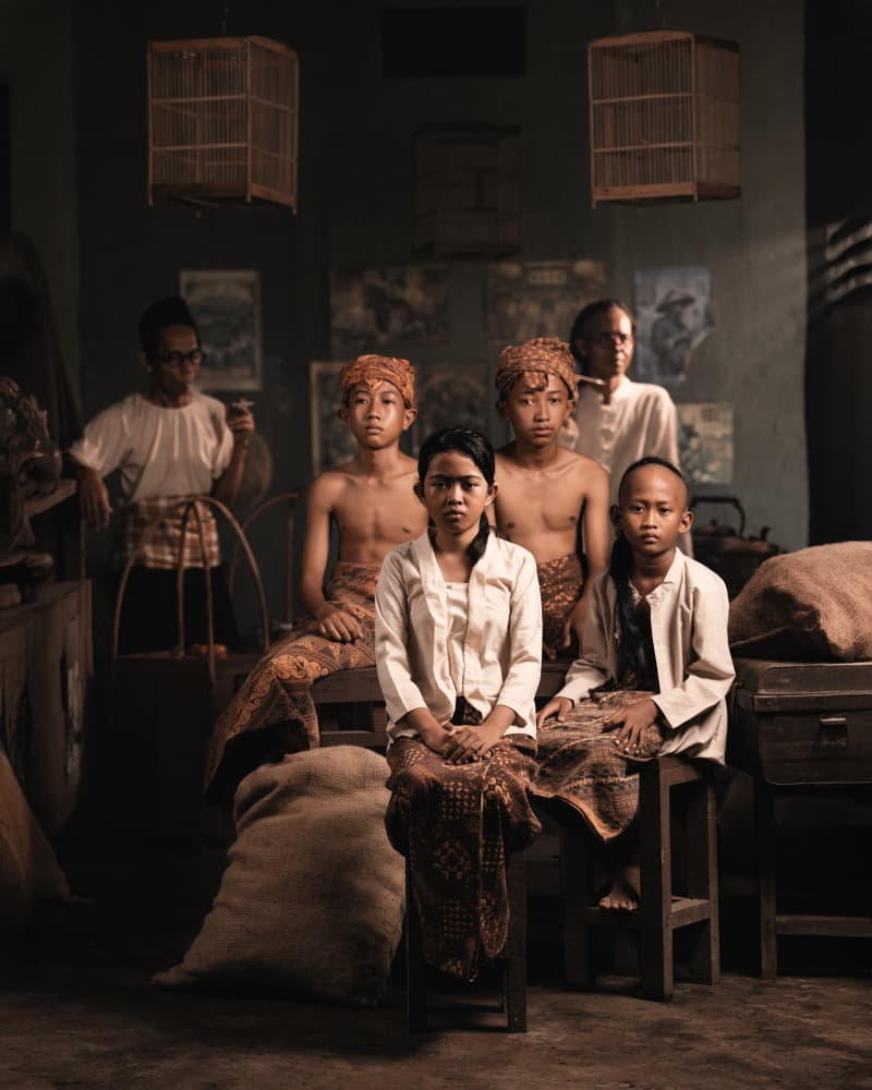 Indonesian Family Portrait by Asep Awaludin — canvas wall art