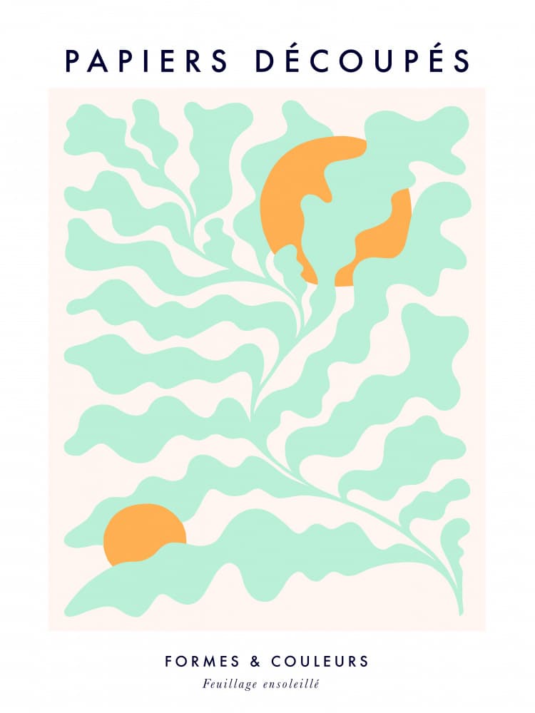 Sunny Abstract Foliage by Dominique Vari — canvas wall art