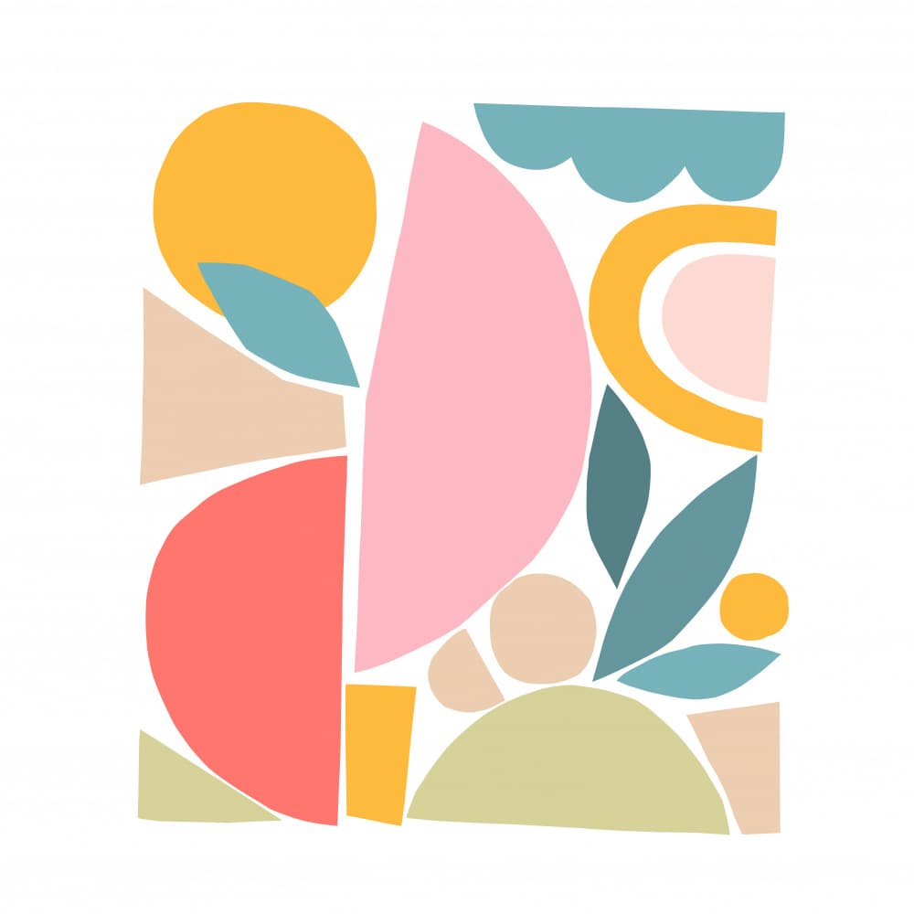 Pastel Abstract Landscape by Dominique Vari — canvas wall art